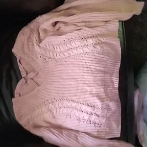 Reversible crochet sweater